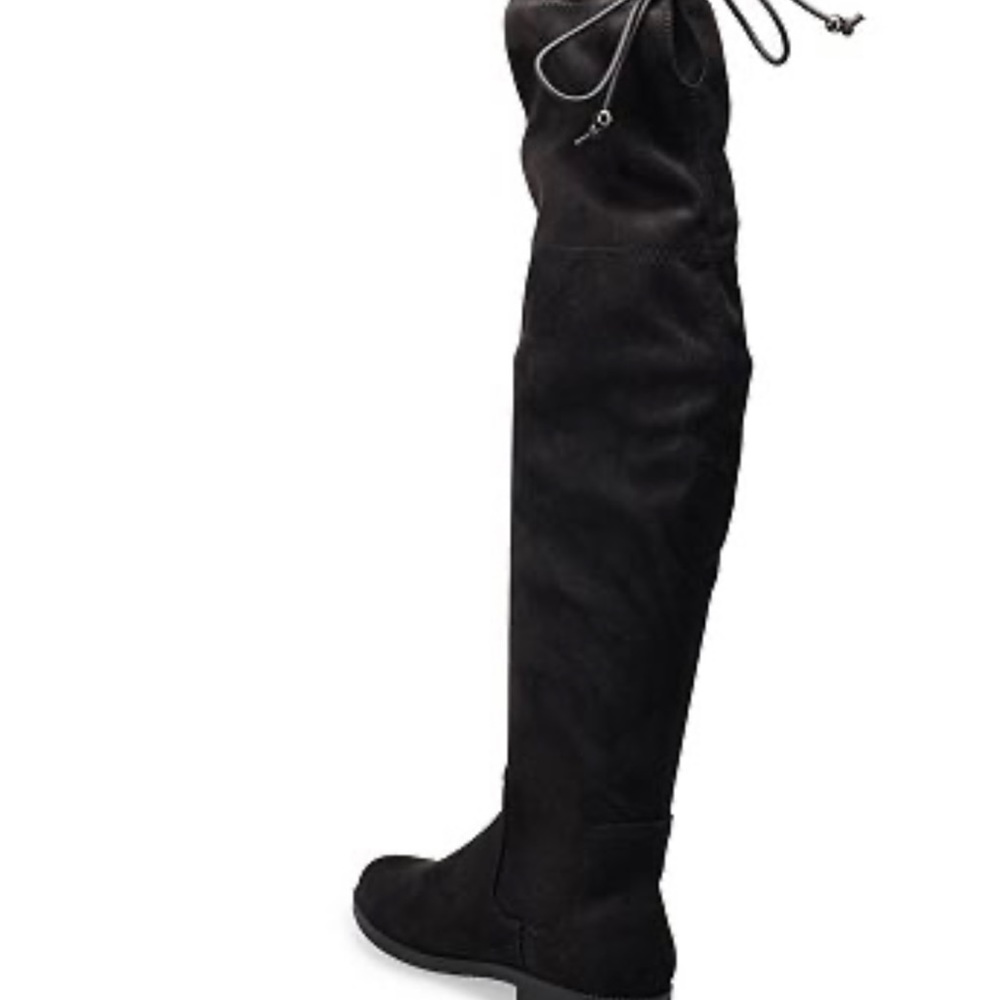 Black thighs high boots